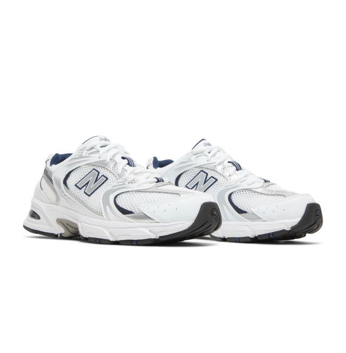 New Balance 530 White Silver Navy