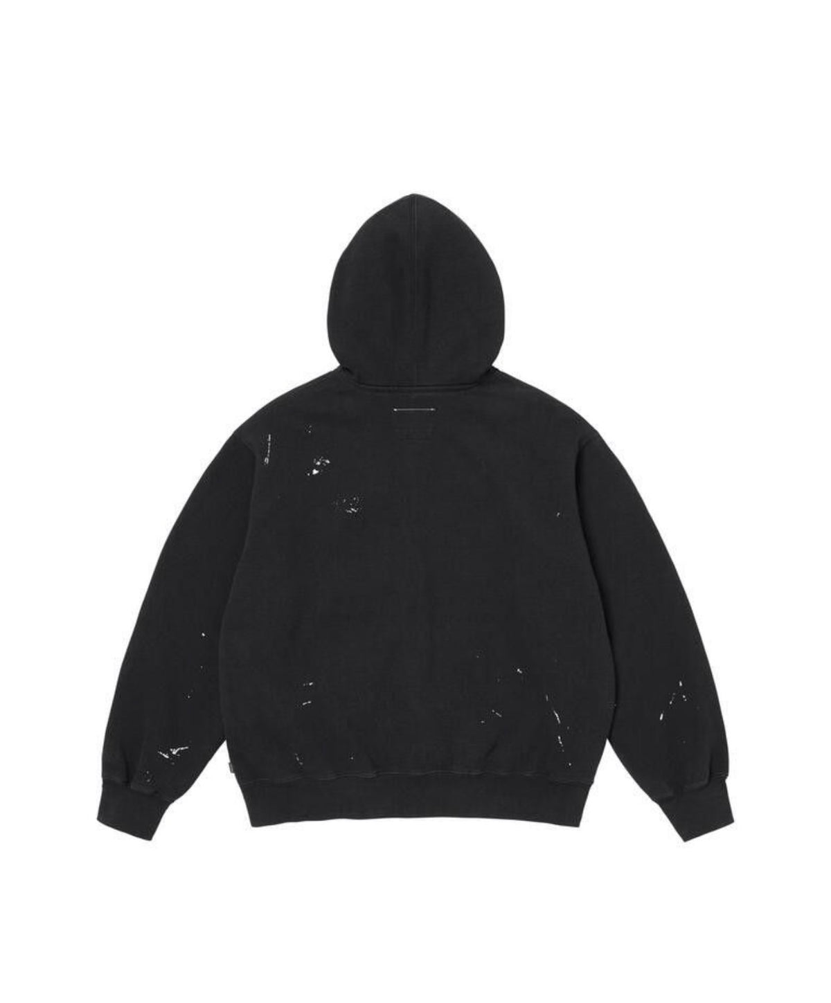 Supreme MM6 Maison Margiela Box Logo Zip Up Hooded Sweatshirt Black