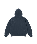 Supreme MM6 Maison Margiela Box Logo Zip Up Hooded Sweatshirt Navy