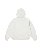 Supreme MM6 Maison Margiela Box Logo Zip Up Hooded Sweatshirt White