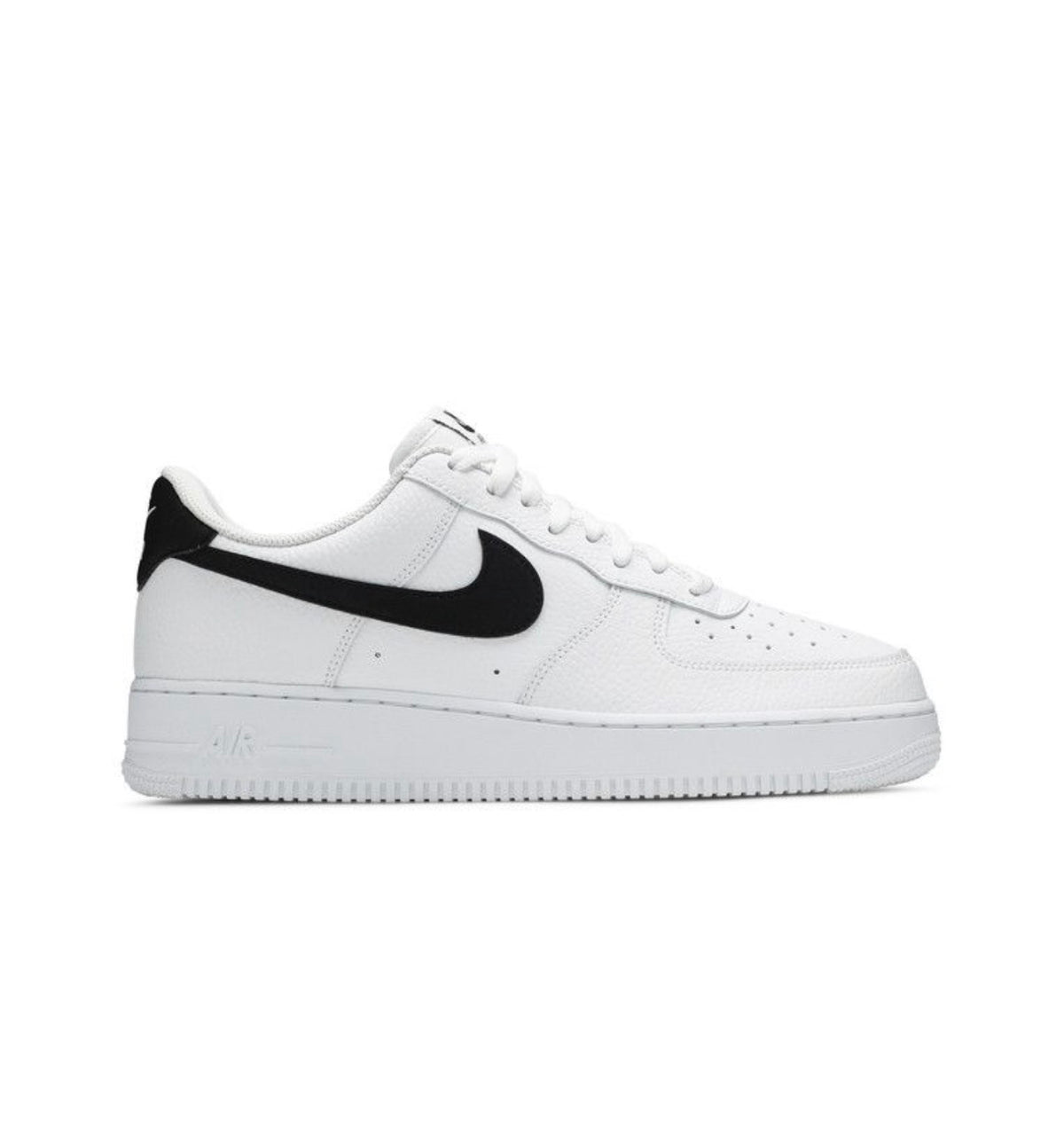 Nike Air Force 1 Low '07 White Black Pebbled Leather