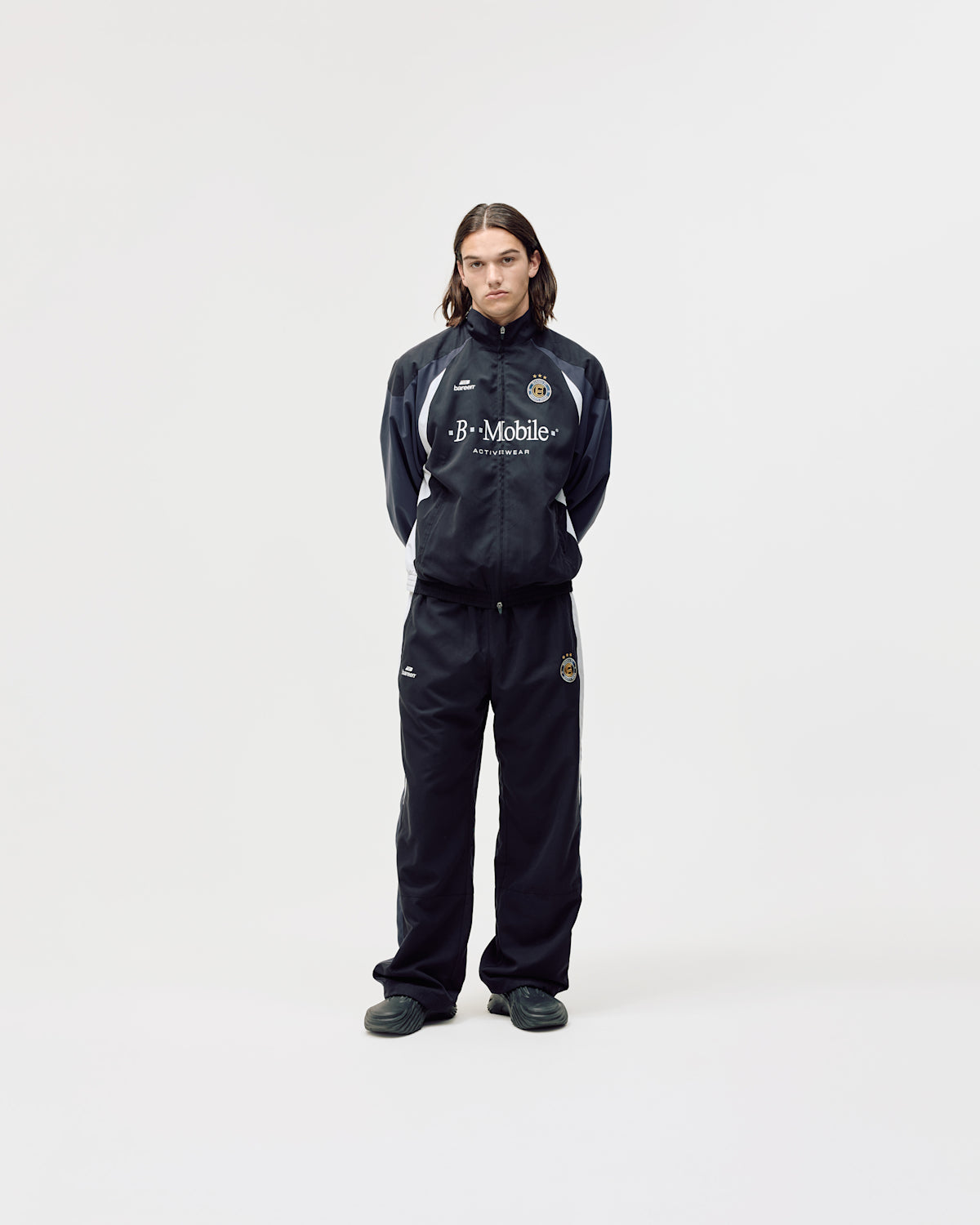 Bareen Football Track Pants - Black