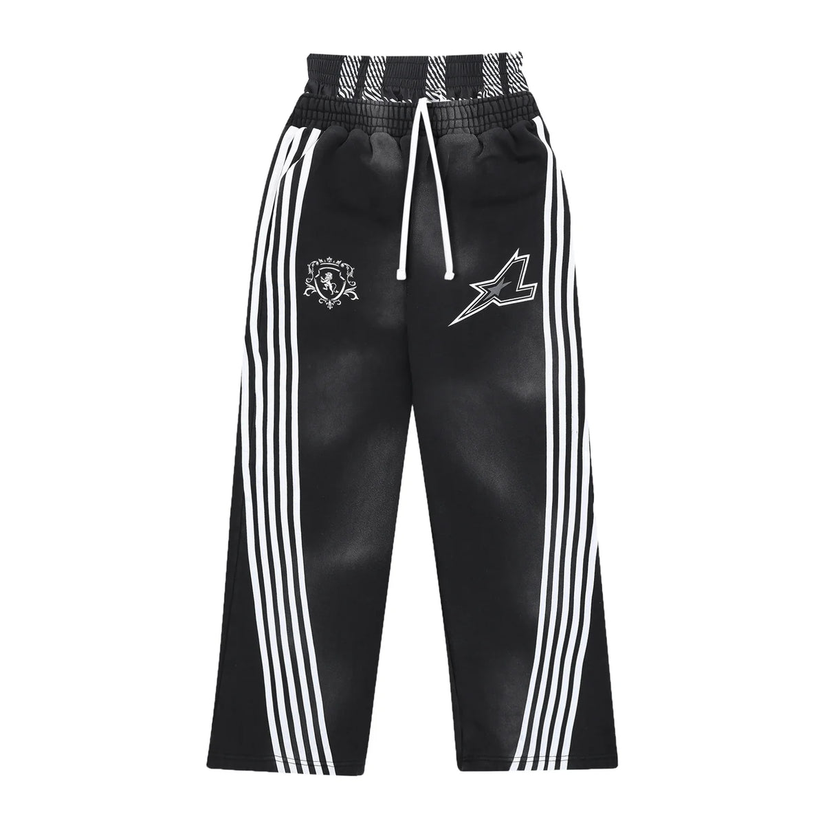 LUKAMACHAIN JOGGER STRIPED - BLACK