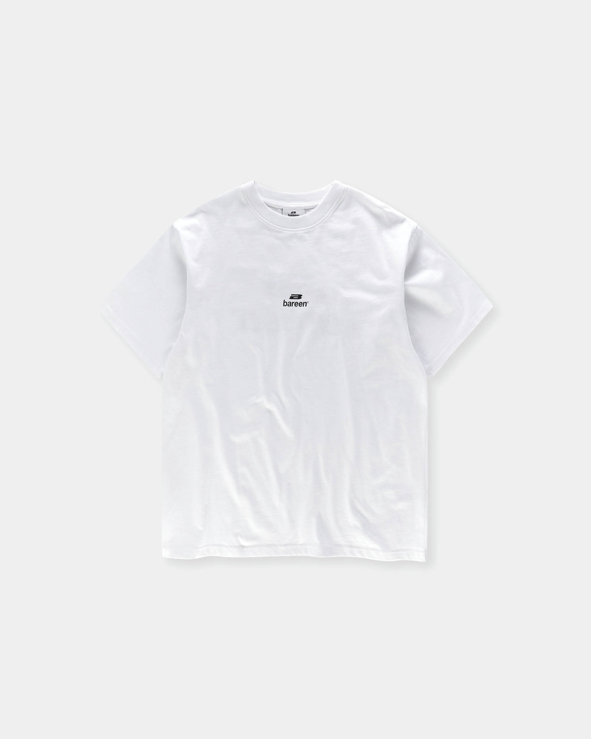 Bareen Box fit T-shirt Logo White