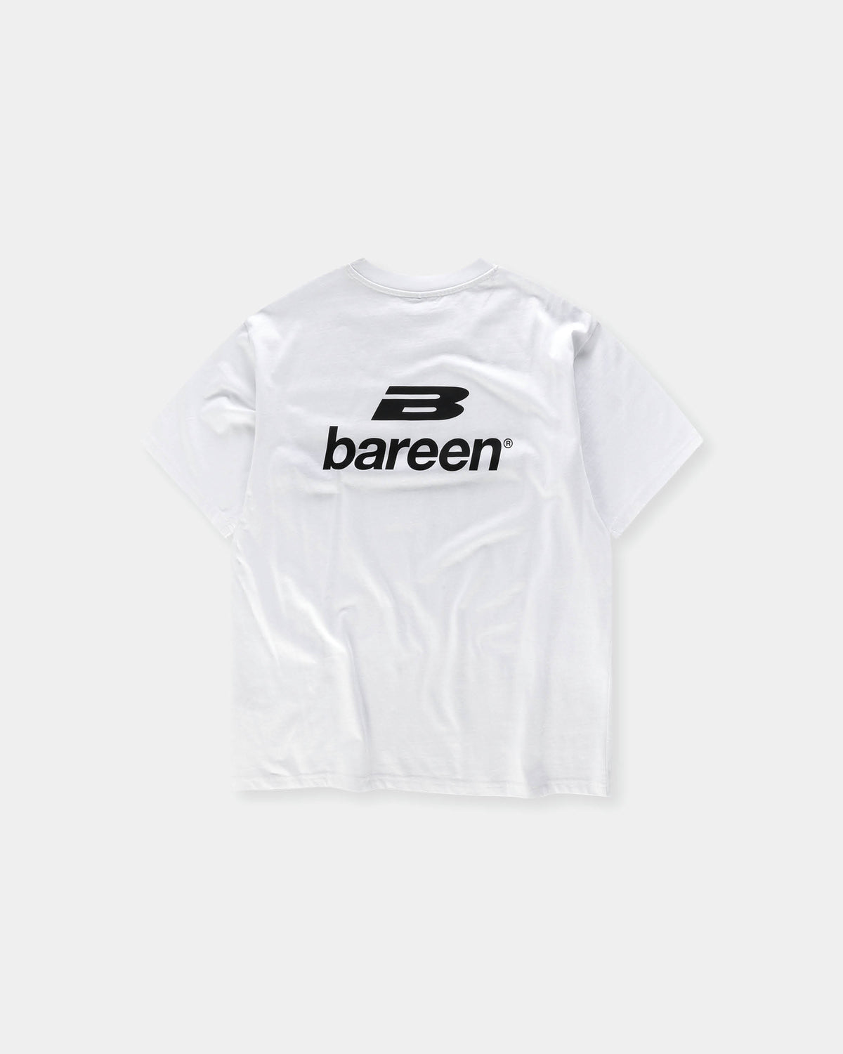 Bareen Box fit T-shirt Logo White