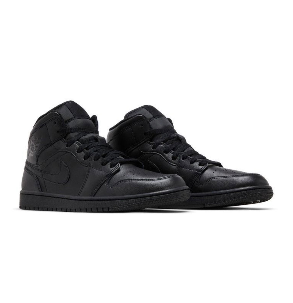 Jordan 1 Mid Triple Black