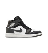 Jordan 1 Mid Black White Iron Grey