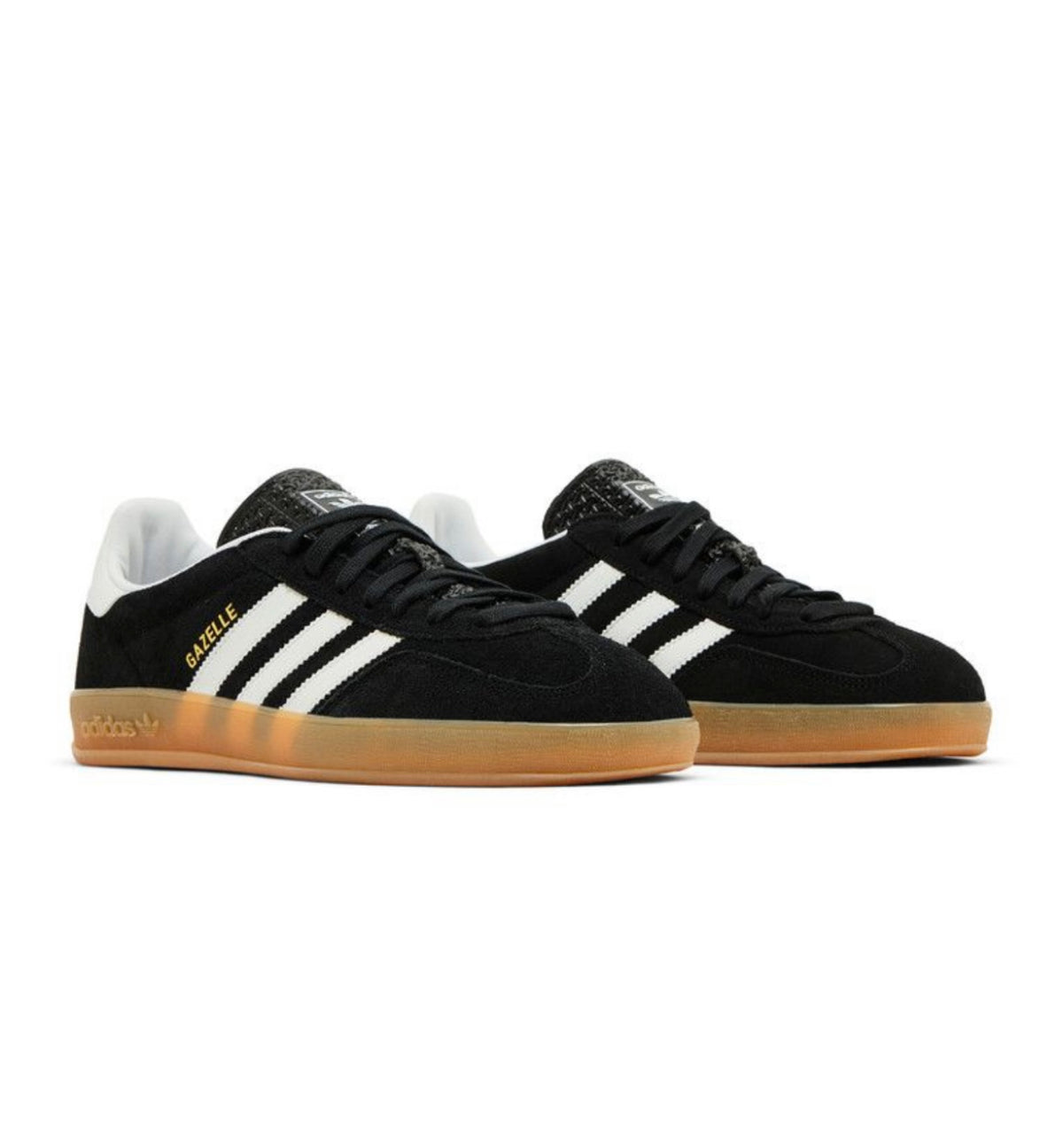 adidas Gazelle Black White Gum