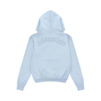 LUKAMACHAIN  Distressed Zip Hoodie Baby Blue