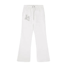 LUKAMACHAIN  Flared Jogger White