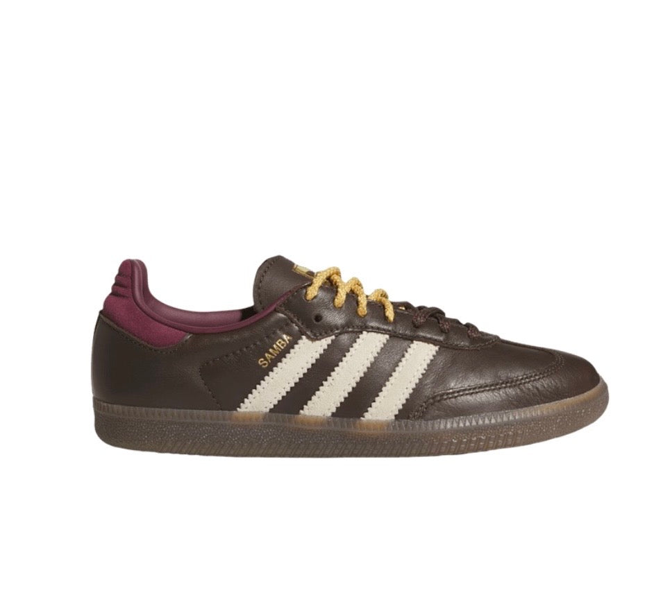 adidas Samba OG Brown Warm Vanilla Maroon (Women's)