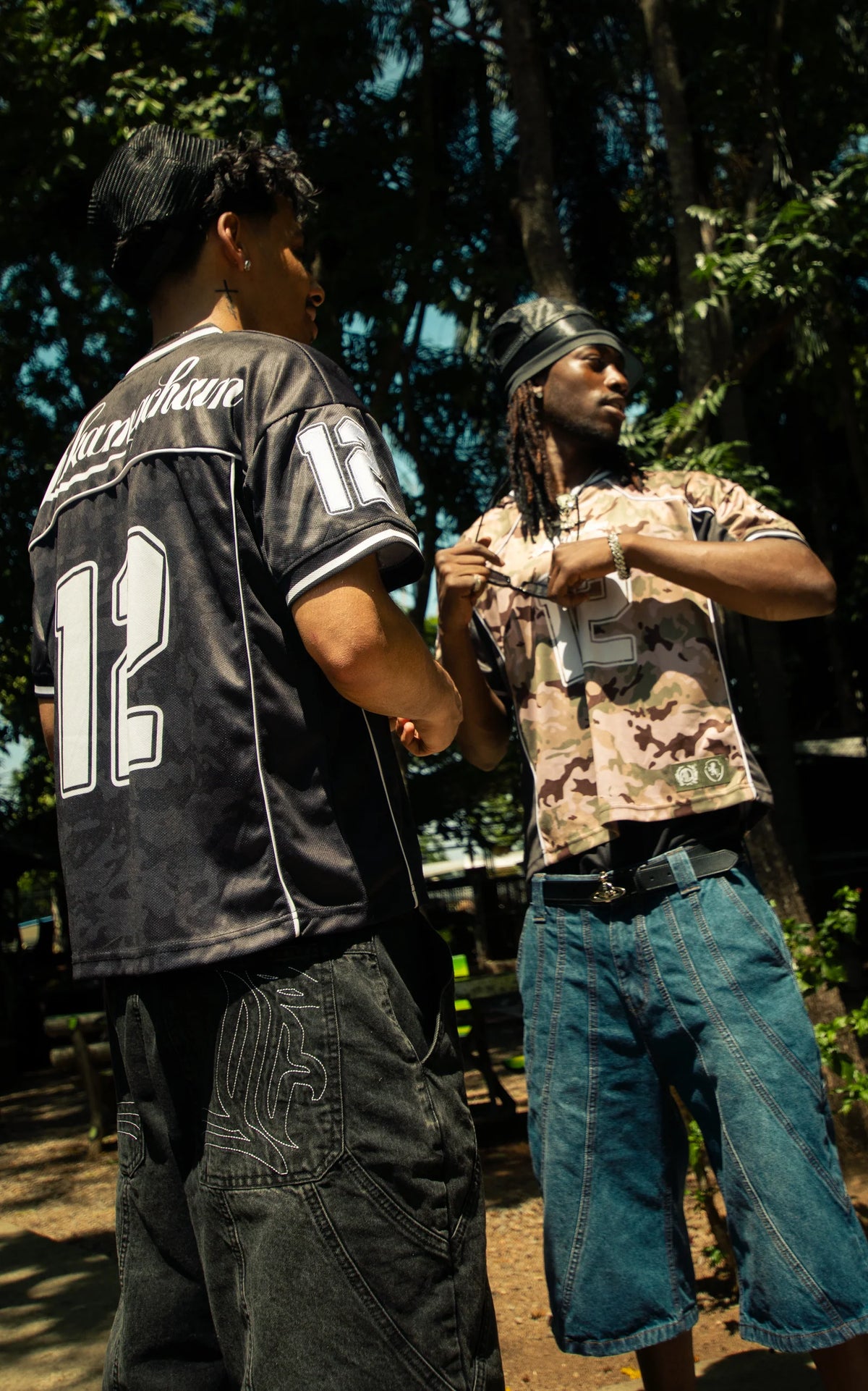 LUKAMACHAIN Camo Jersey Black