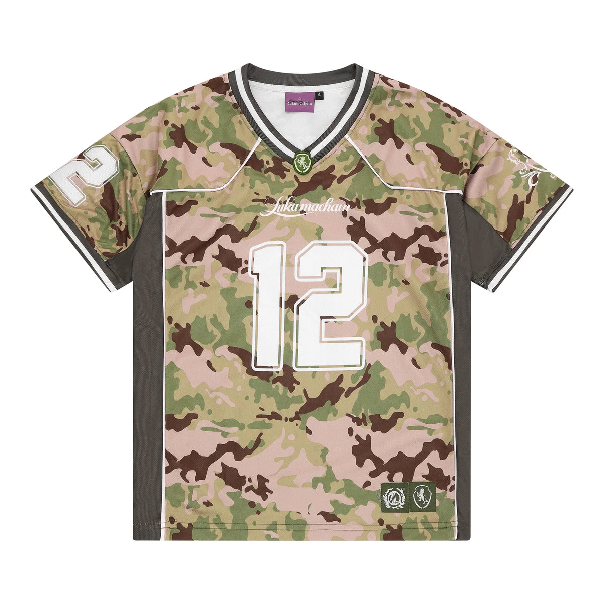 LUKAMACHAIN Camo Jersey Army Green