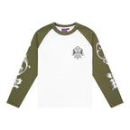LUKAMACHAIN Longsleeve Green - Ancient Flower