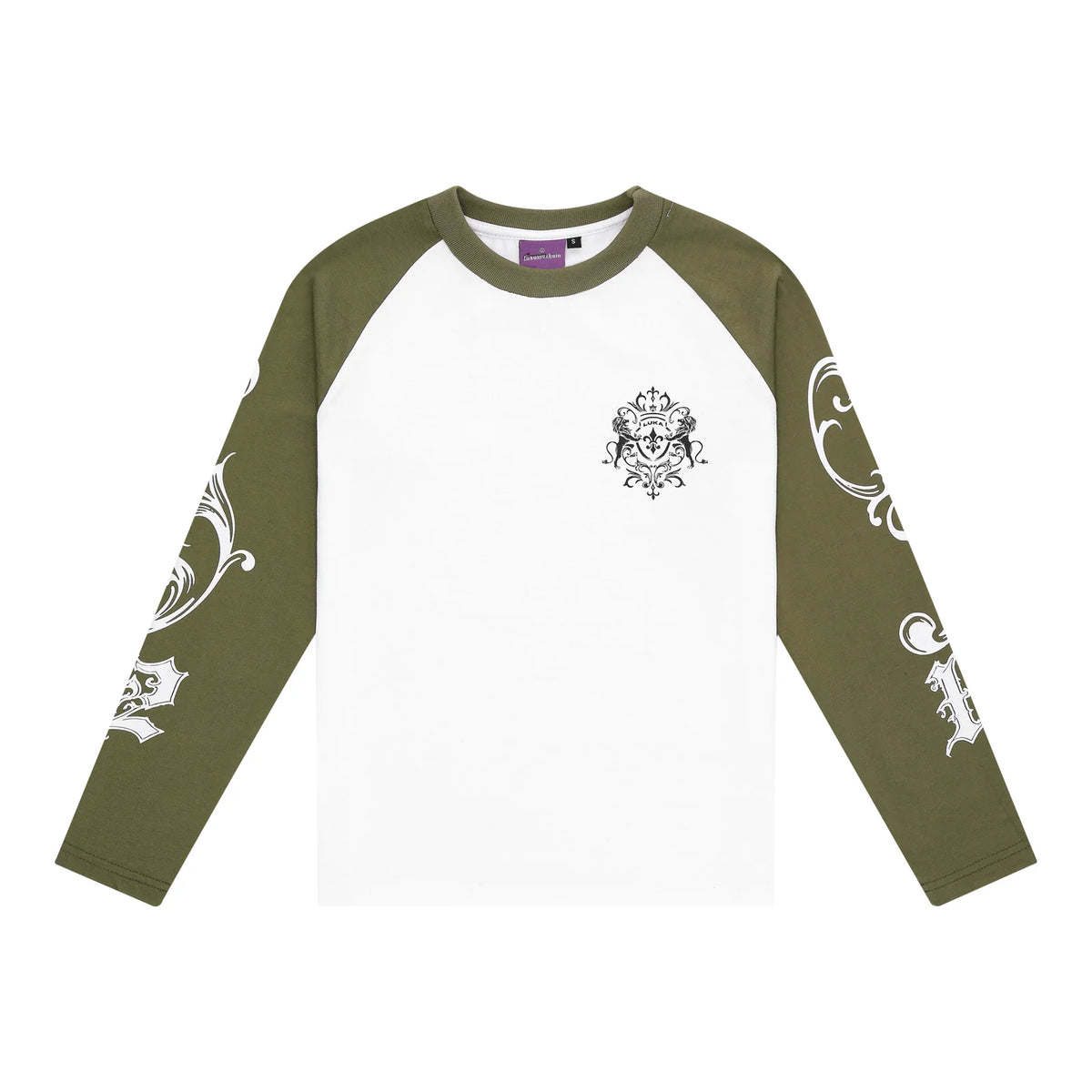LUKAMACHAIN Longsleeve Green - Ancient Flower