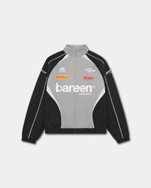 Bareen Oversize Track Jacket Ghost Grey