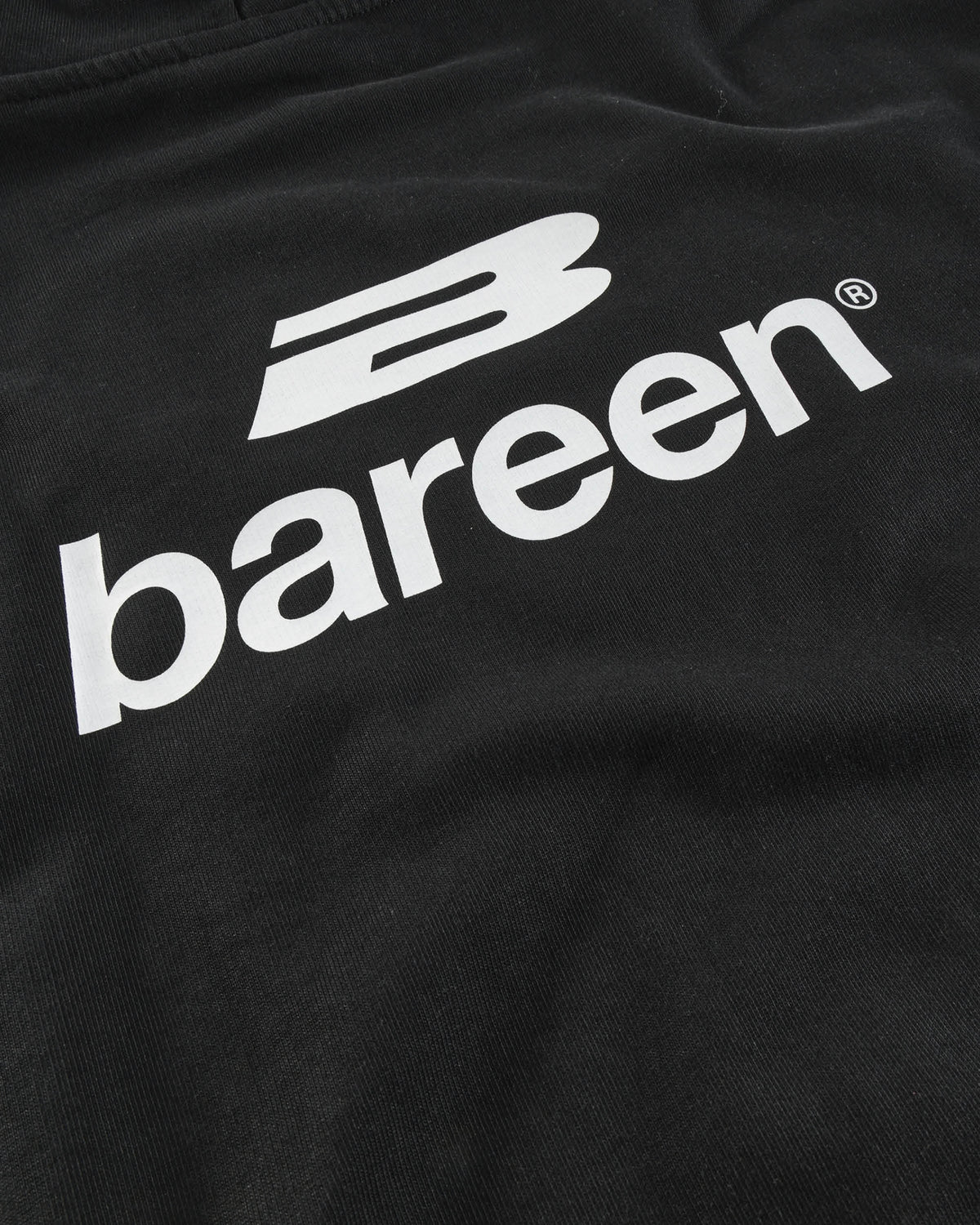 Bareen Oversized Hoodie Logo Black