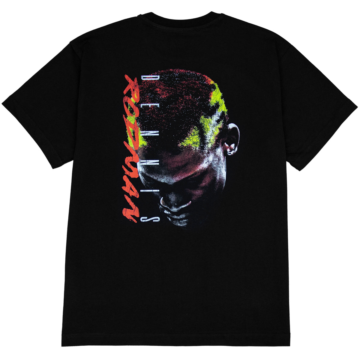 Mitchell And Ness Face Boxy Tee Dennis Rodman  Chicago Bulls -Black