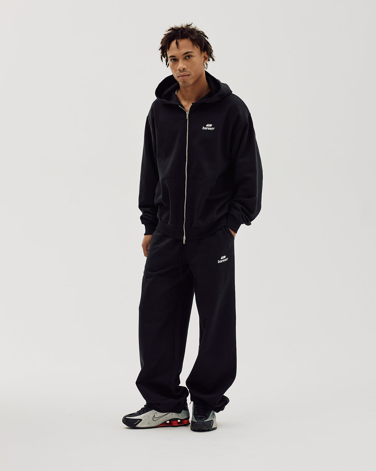 Bareen Sweatpants Logo Black