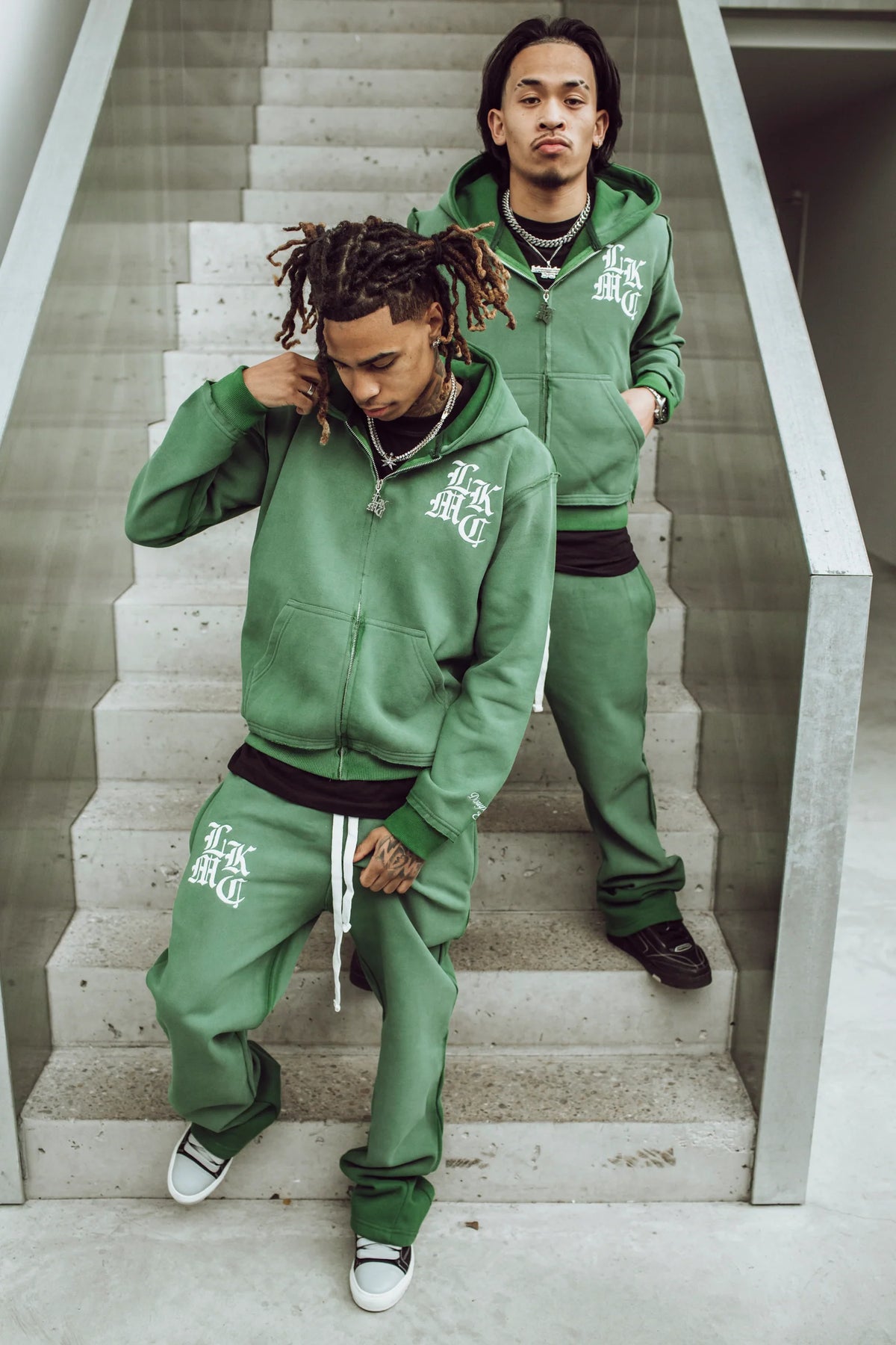 LUKAMACHAIN ​​Flared Jogger Green (limited edition)
